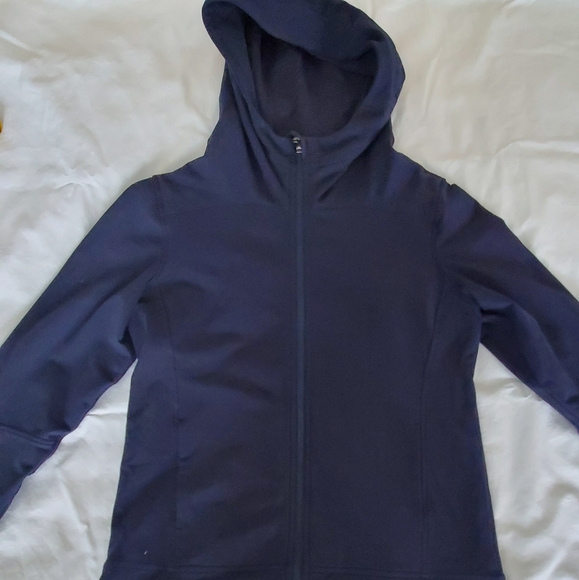 lululemon athletica Jackets & Blazers - Size 6 Lululemon Belle Blue Zip-up Hoodie